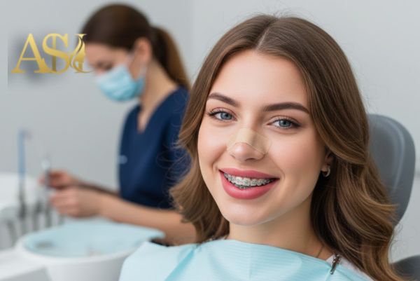 عمل بینی بعد از درمان دندانی